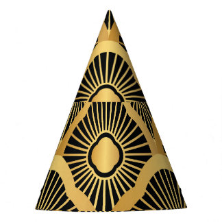 Chapeaux De Fêtes Ornement Art Déco : Motif Vintage sans couture