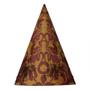 Chapeaux De Fêtes Ornement vintage, texture rococo baroque.