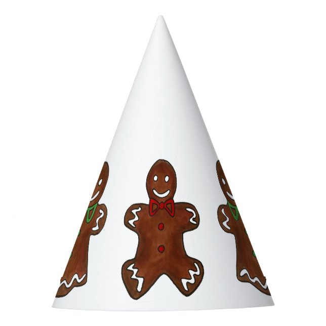 Chapeaux De Fêtes Pain d'épices Homme Femme Noël Cookies de vacances (Devant)