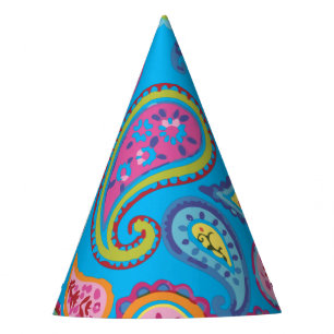 Chapeaux De Fêtes Paisley Cute Coloré 1er anniversaire fête