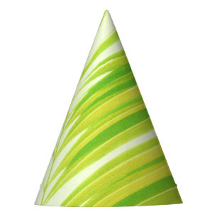 Chapeaux De Fêtes Pale Green Pastel Palm Feuilles