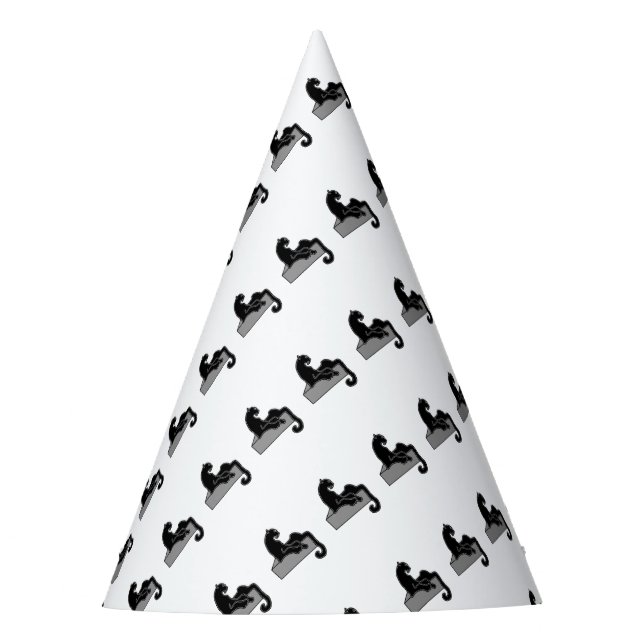 Chapeaux De Fêtes Panthère noire (Devant)