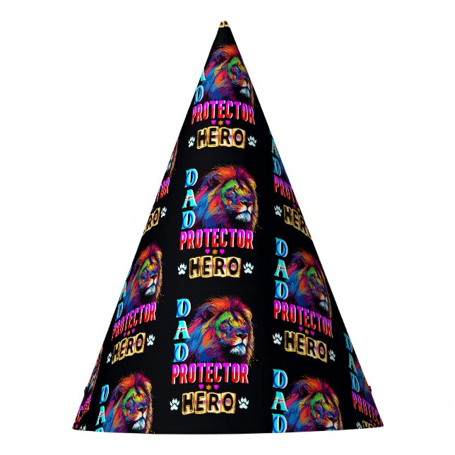 Chapeaux De Fêtes Papa Protector Hero (Devant)