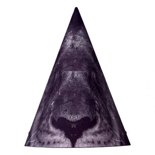 Chapeaux De Fêtes Papier peint Galaxy Lion Face Art