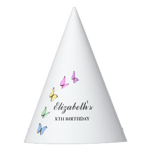 Chapeaux De Fêtes Papillons colorés Anniversaire