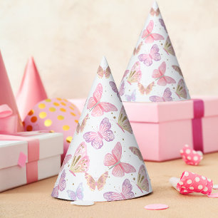 Chapeaux De Fêtes Parties scintillant Whimsical Papillon Anniversair