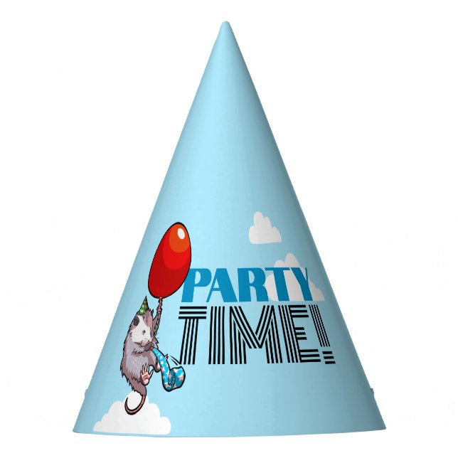 Chapeaux De Fêtes PARTY TIME! Possum Funny Flottant Opossum (Devant)