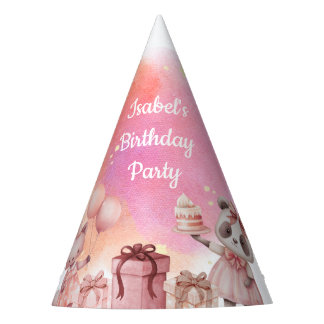 Chapeaux De Fêtes Pastel Animal Birthday Party Hat