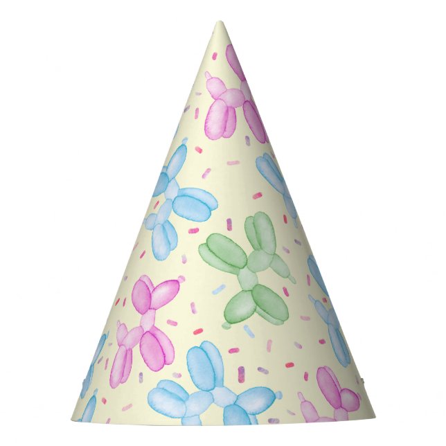 Chapeaux De Fêtes Pastel Balloon Animal Anniversaire Casquette (Devant)