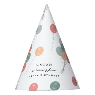 Chapeaux De Fêtes Pastel coloré Balloons de fête d'anniversaire mode