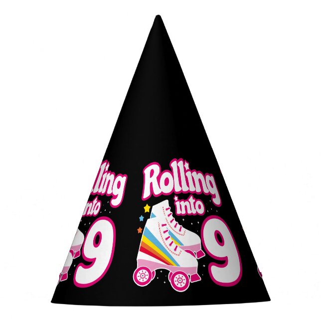 Chapeaux De Fêtes Patinage pour enfants - 9e anniversaire - Patinage (Devant)
