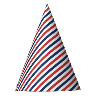 Chapeaux De Fêtes Patriotique Rouge Blanc et Bleu
