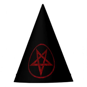 Chapeaux De Fêtes Pentagram Red Devil