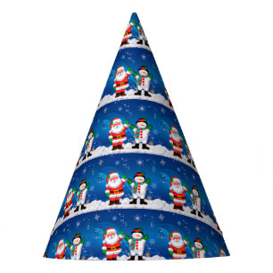 Chapeaux De Fêtes Père Noël et Snowman