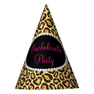 Chapeaux De Fêtes Perles Empreintes de léopard chic, Casquettes du B