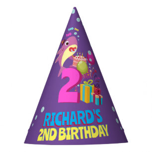 Chapeaux De Fêtes Personnalisé maman tante Papa Papa papa Shark Anni