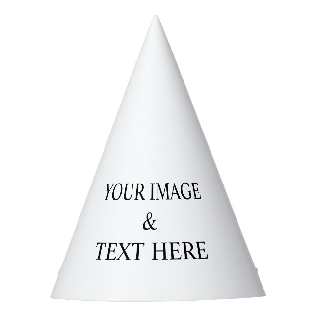 Chapeaux De Fêtes Personnalisé Personnalisé Votre Propre Photo & Tex (Devant)