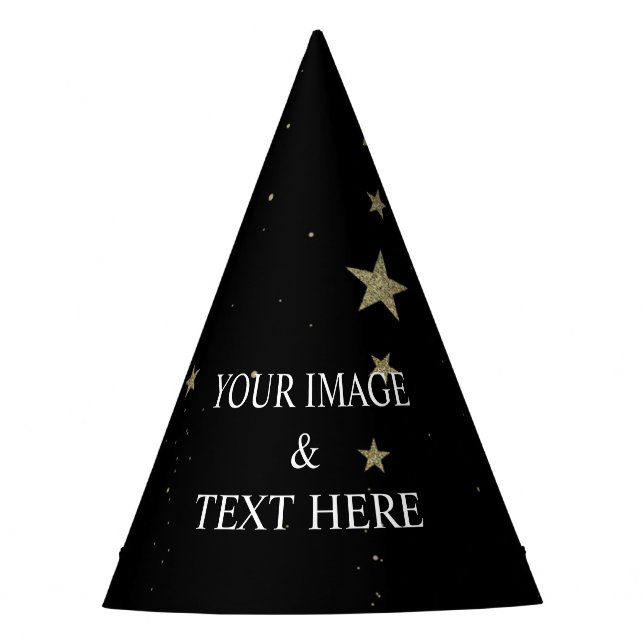 Chapeaux De Fêtes Personnalisé Personnalisé Votre Propre Photo & Tex (Devant)