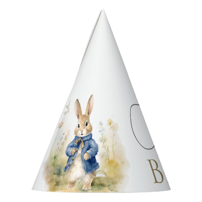 Chapeaux De Fêtes Peter Rabbit Aquarelle Anniversaire (Gauche)