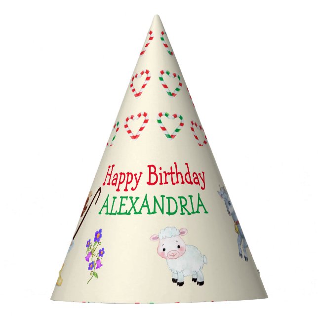 CHAPEAUX DE FÊTES PETIT BO PEEP ANNIVERSAIRE (Devant)