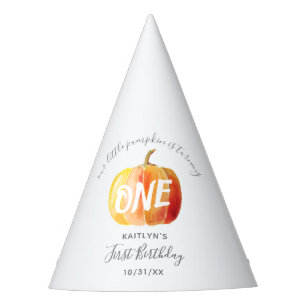 Chapeaux De Fêtes Petit Citrouille 1er anniversaire