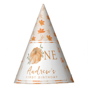 Chapeaux De Fêtes Petit Citrouille Feuilles d'automne automne 1er an