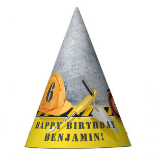 Chapeaux De Fêtes Petit Handyman Construction Anniversaire