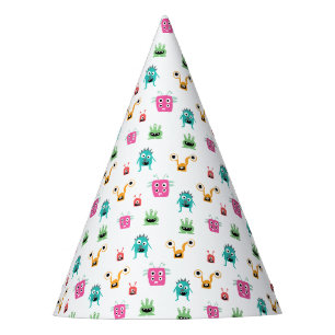 Chapeaux De Fêtes Petits monstres adorables Anniversaire Enfants col