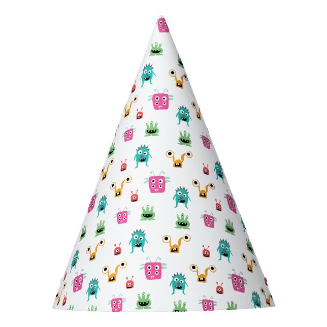 Chapeaux De Fêtes Petits monstres adorables Anniversaire Enfants col (Devant)