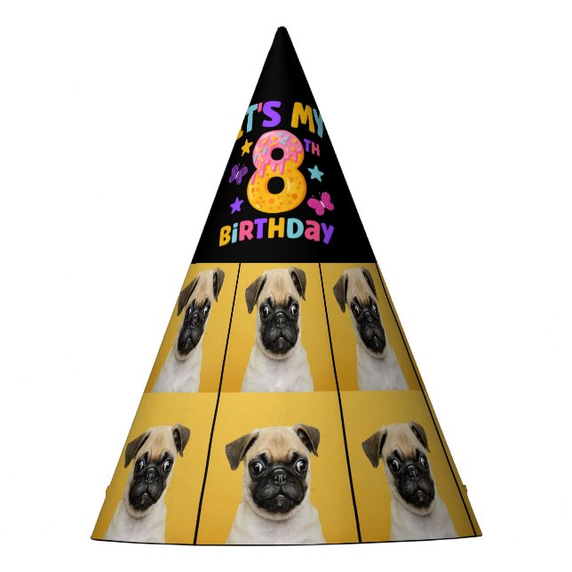 Chapeaux De Fêtes Photo de chien personnalisé Casquette de fête de 8 (Devant)