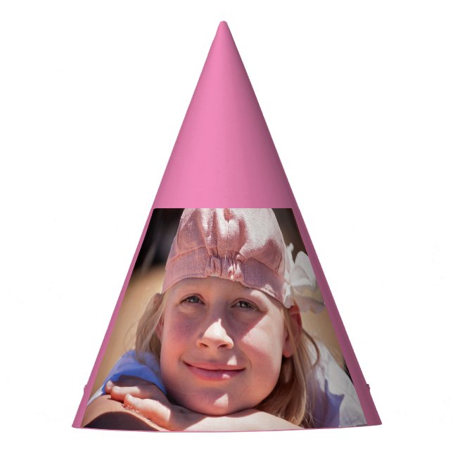 CHAPEAUX DE FÊTES PHOTO PERSONNALISÉE ANNIVERSAIRE CASQUETTE CASQUET (Devant)