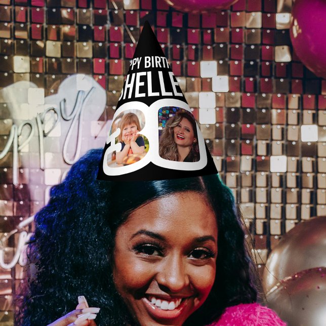 Chapeaux De Fêtes Photos de 30e anniversaire maintenant personnalisé (Créateur téléchargé)
