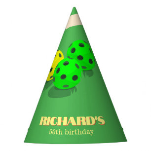 Chapeaux De Fêtes Pickleball Thème Sport Diner Anniversaire Fête