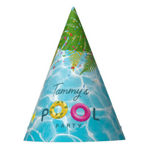 Chapeaux De Fêtes Piscine tropicale Piscine de fête Anniversaire