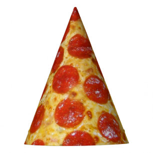 Chapeaux De Fêtes Pizza de pepperoni