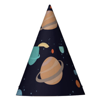 Chapeaux De Fêtes Planètes, étoiles, galaxie