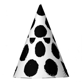 Chapeaux De Fêtes Pois avec Visages de chat : Jouer Vintage.