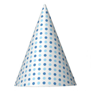 Chapeaux De Fêtes Pois Bébé Bleu