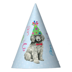 Chapeaux De Fêtes Poodle de fête d'anniversaire