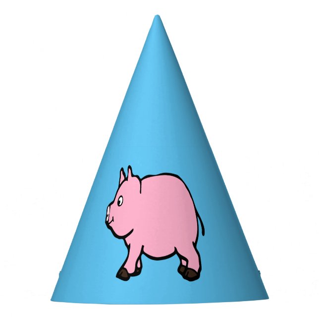 Chapeaux De Fêtes Porc rose, casquette de partie (Devant)