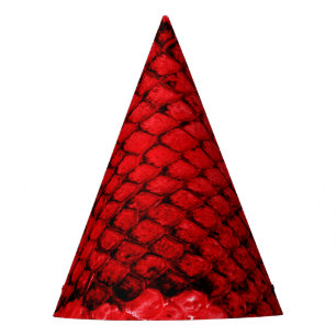 Chapeaux De Fêtes Poster de animal de peau de serpent exotique motif