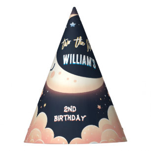 Chapeaux De Fêtes Pour Mare Space nuit ciel Two The Moon 2e annivers