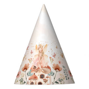 Chapeaux De Fêtes Premier anniversaire de la fille aux champignons d