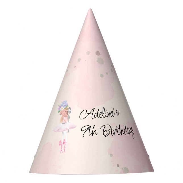 Chapeaux De Fêtes Princess Ballerina Casquette de fête d'anniversair (Devant)