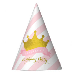 Chapeaux De Fêtes Princesse Birthday de diadème d'or
