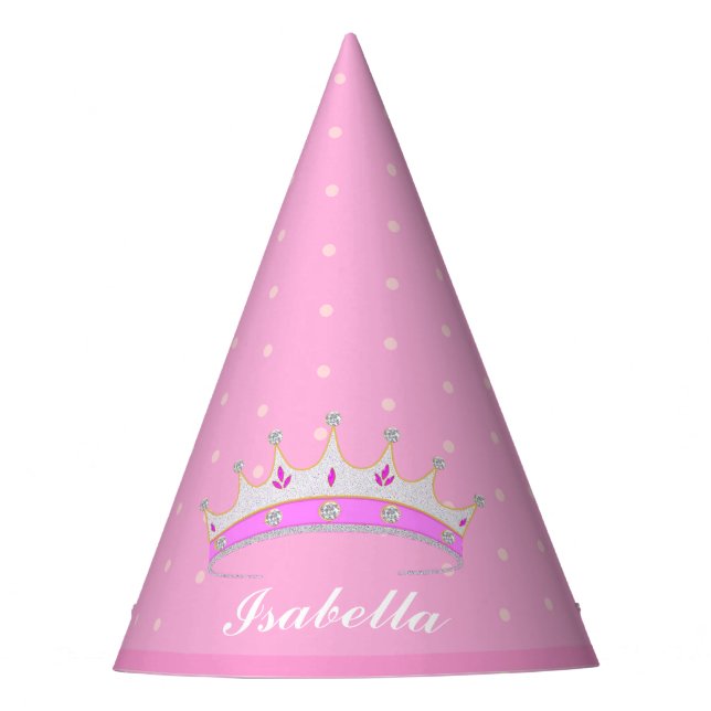 Chapeaux De Fêtes Princesse tiara en or rose clair (Devant)