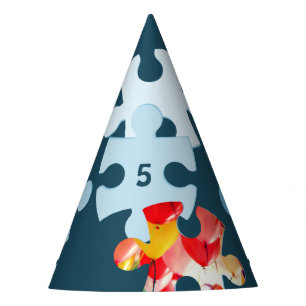 Chapeaux De Fêtes Puzzle Amusant pour Enfants 5ème Anniversaire Joye