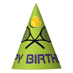 Chapeaux De Fêtes Rackets de tennis verts