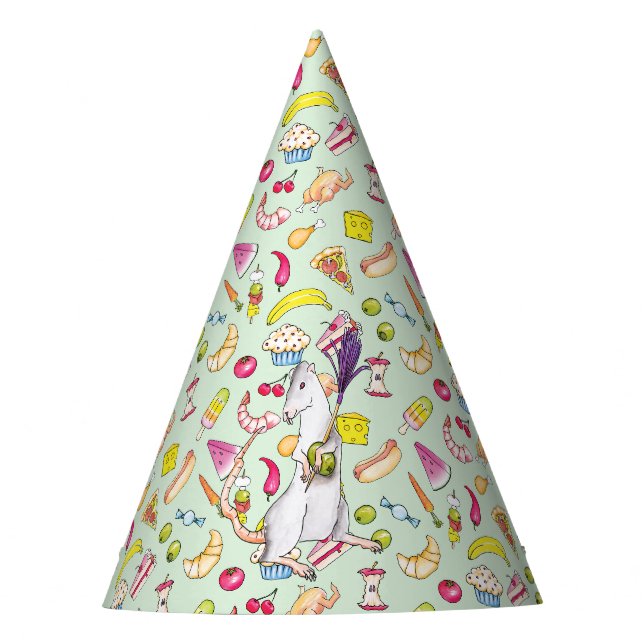 Chapeaux De Fêtes Rat de partie (Devant)