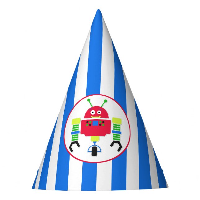 Chapeaux De Fêtes Rayures et casquette de fête d'anniversaire de (Devant)
